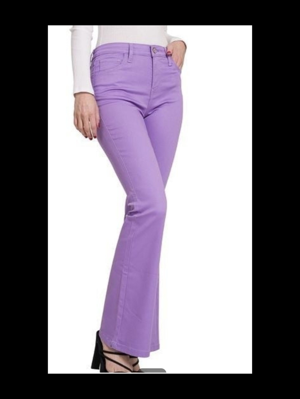 Zenana Outfitters Lavender Bootcut Jeans Size XL